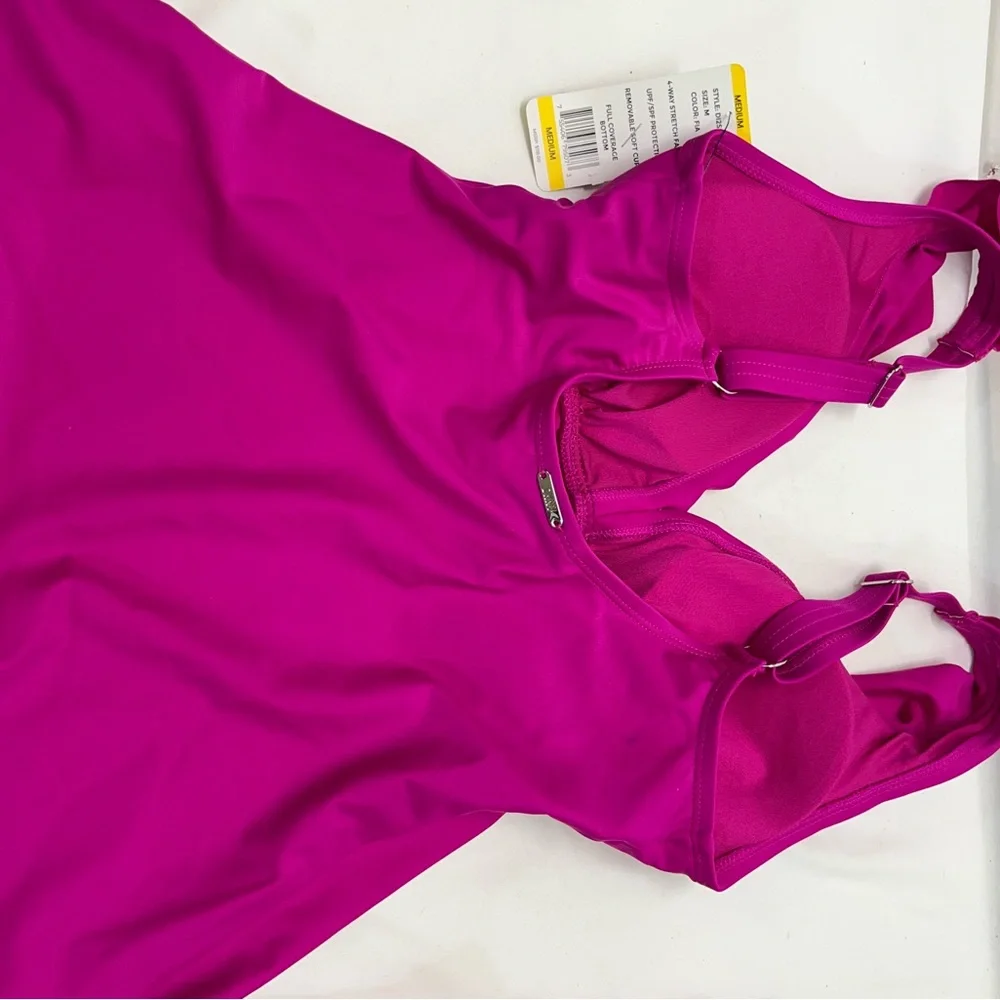 DKNY Hot Pink Swim top - Picture 5 of 10